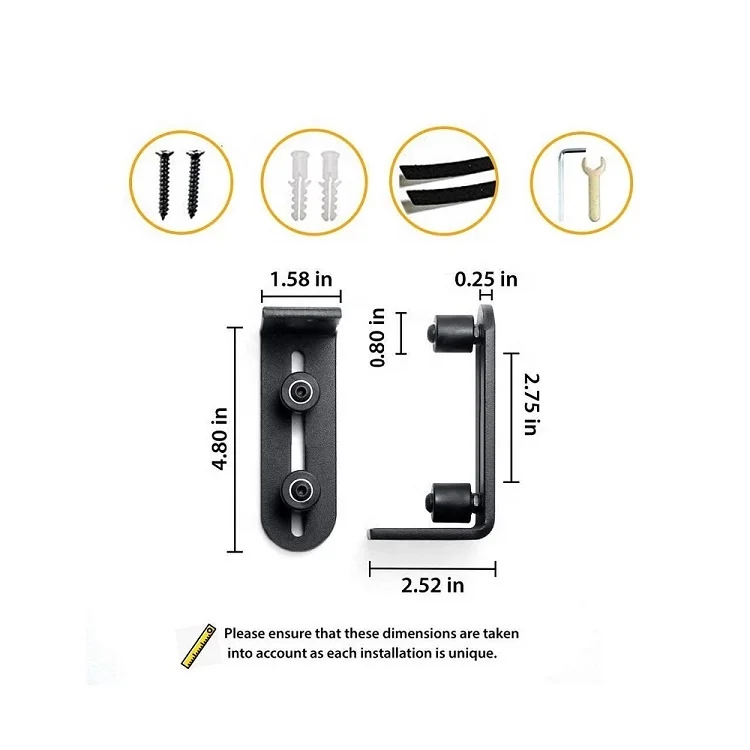 Ball Bearings Design New Upgraded sliding Door Floor Guide