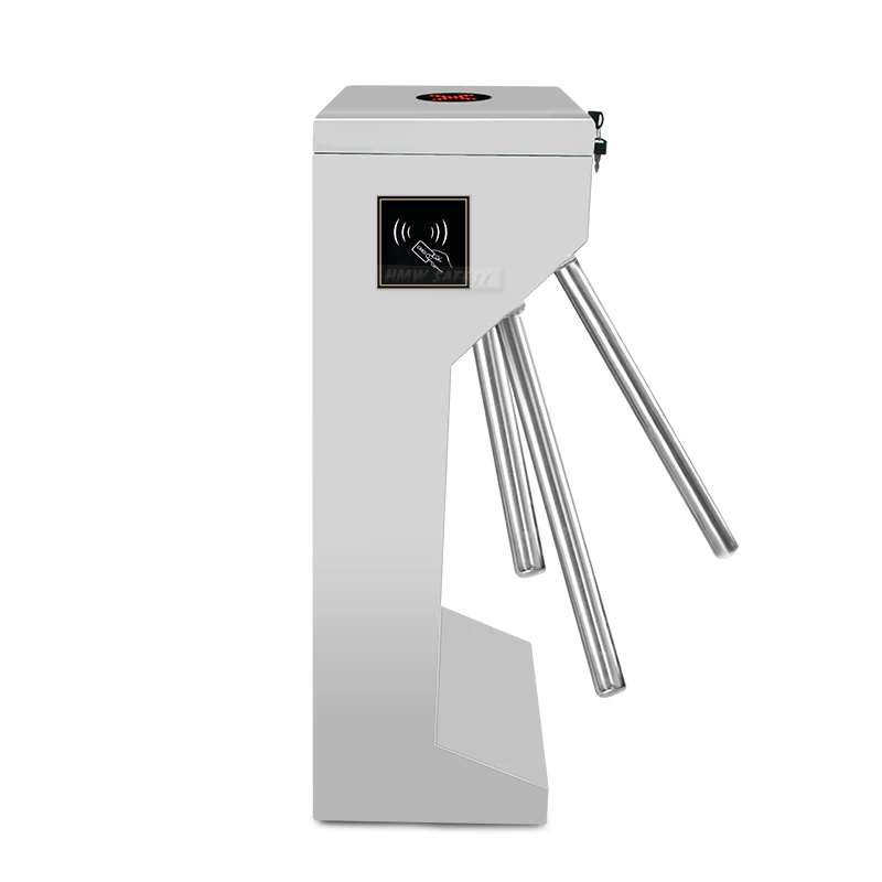Hot Sale RFID Card Reader Security Semi-Automatic Tripod Turnstile Gate