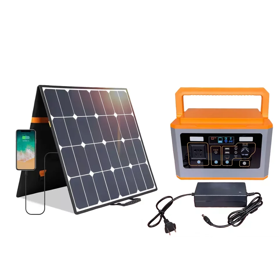 portable solar generator 500W 135000mah Station Solar Pure Sine Wave Outdoor Power station portable solar generator