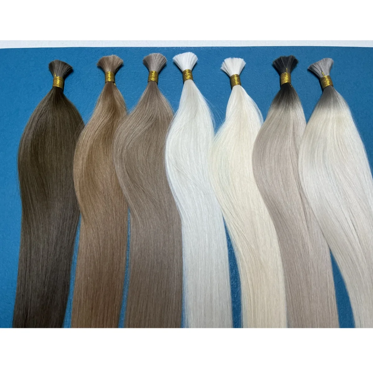 RH Virgin Cuticle Hair Bulk many colors can be chosen ,fast delivery