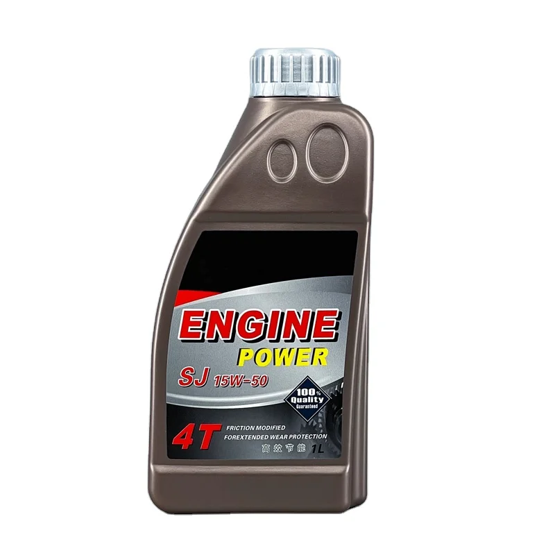 Custom Label 1L HDPE Plastic Motor Oil Bottle Engine Oil Jerry Can with Liquid Level Line