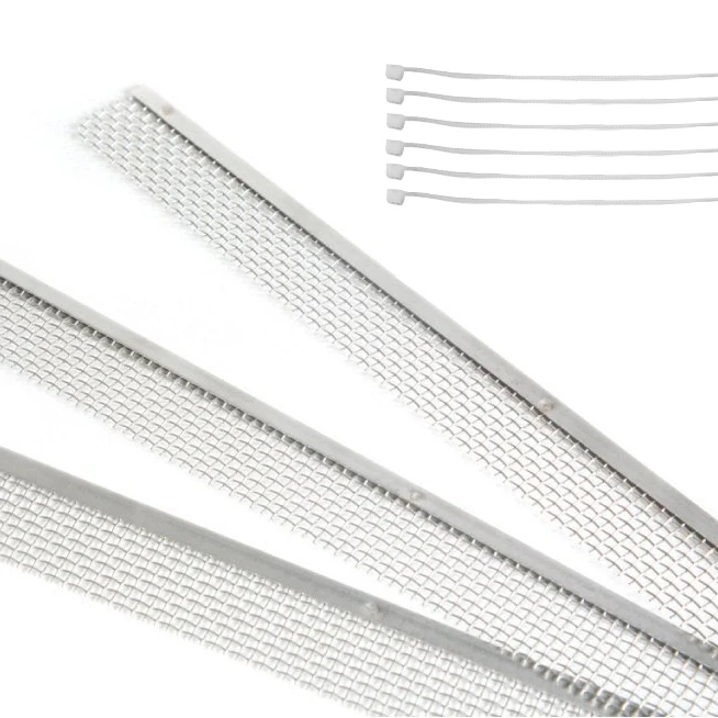 Flying Insect Screen for Refrigerator Vents - Protects from Flying Insect Nests, 20' x 1-1/2' Stainless Steel Mesh