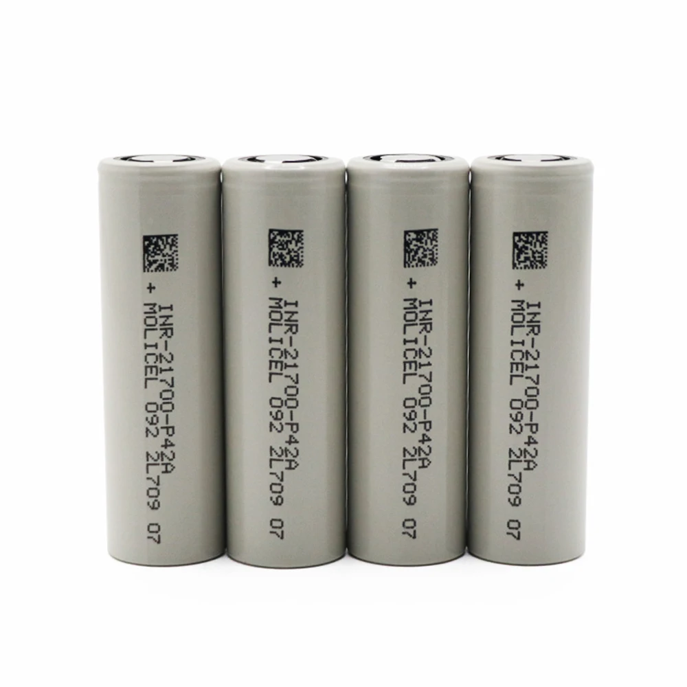 molicel INR 21700 P42A 4200 mah Li-ion Battery 3.7V 4200 mah Li-ion battery 21700