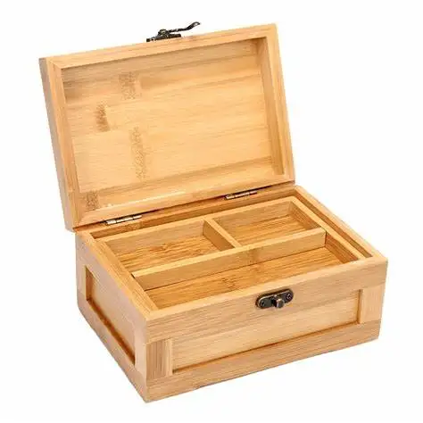Wholesale High-End Custom Walnut Jade Wooden Organizer Jewelry Gift Storage Box Earring Display