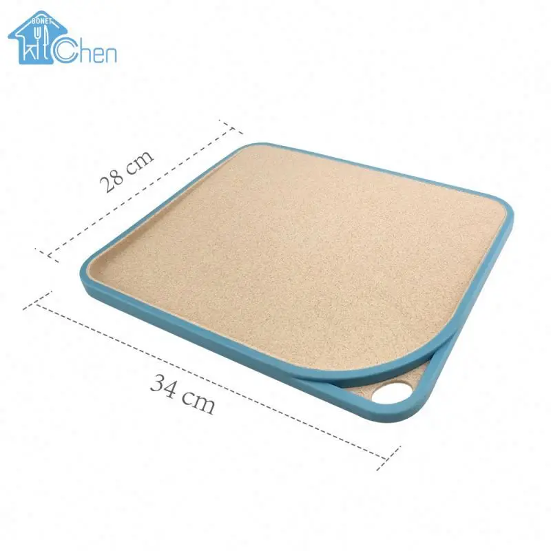 OEM Accepted Wheat Straw Plastic Kitchenware Set Hdpe Cutting Board Design Kitchen Cutting Boards Set