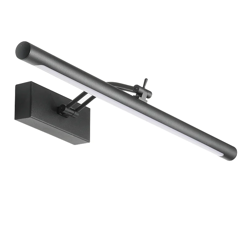 Черные светодиодные лампы Nodric 62 см 10 Вт для ванной комнаты