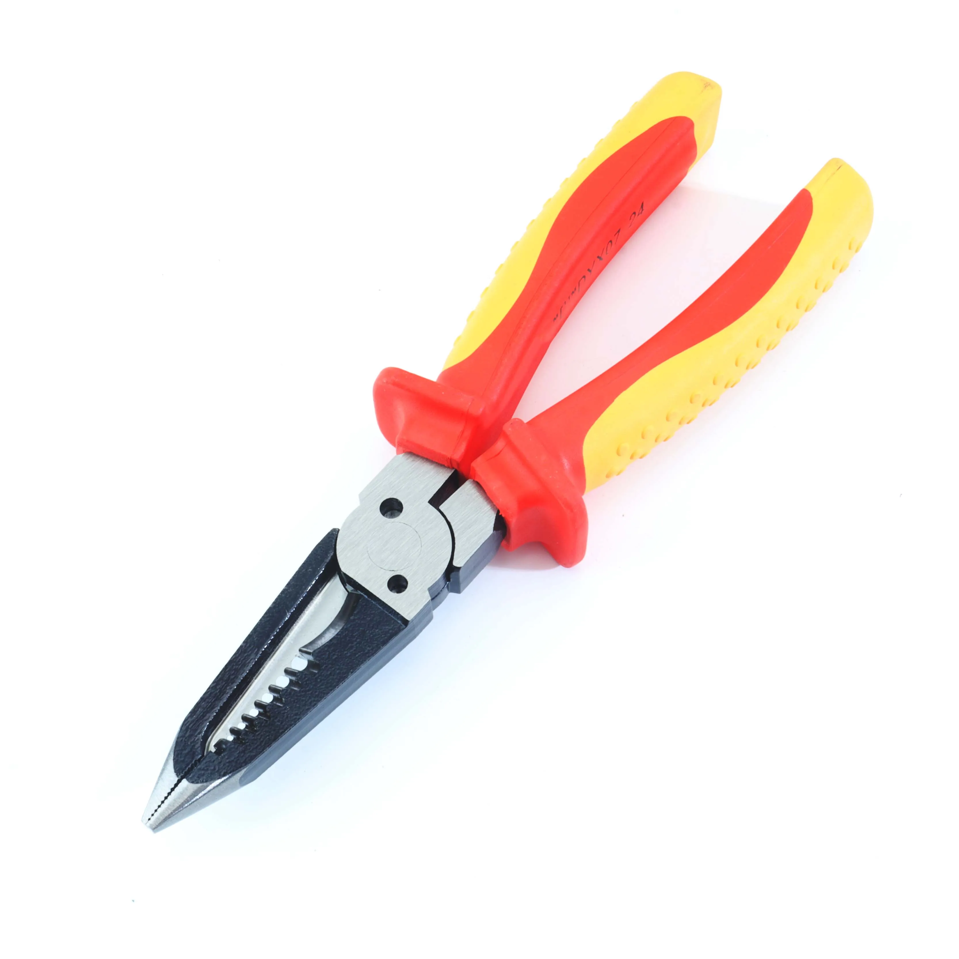 CRV Material Heat Treatment Black Finish Polishing VDE Insulated Wire Stripping Plier Wire Stripper Pliers