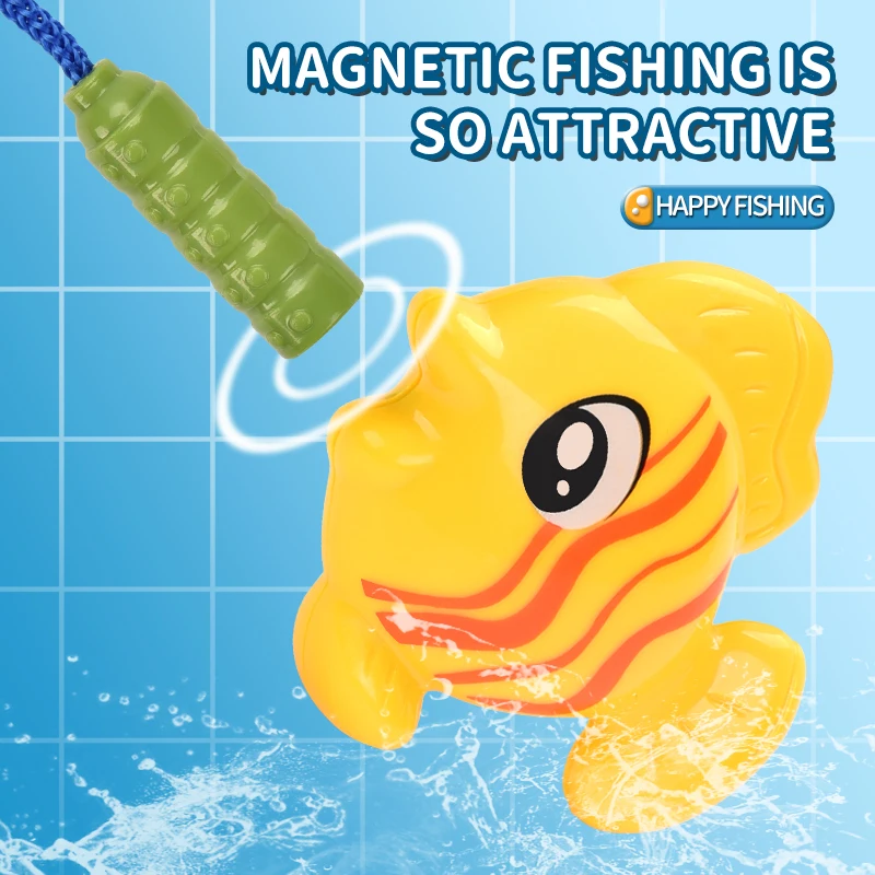 2024 новые детские игрушки для ванной набор плавательных животных рыбалки