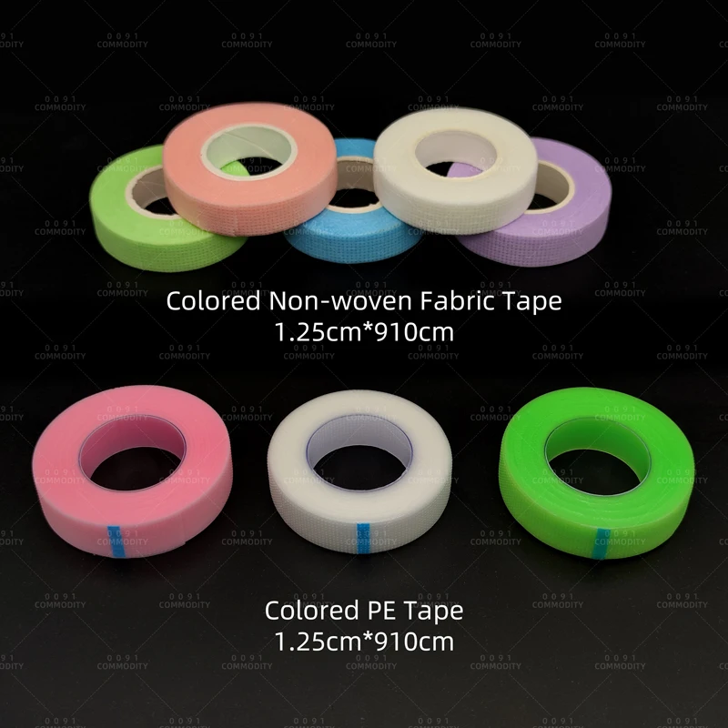 Professional Disposable Pink Breathable Adhesive Sticky Under Makeup Silicone Gel Extension Eyelash Tape Skin Lash Sensitive Eye