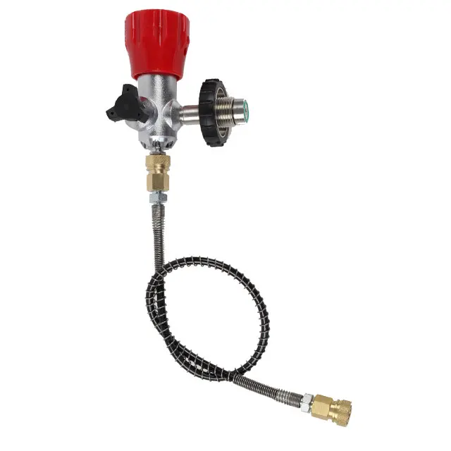 High Pressure  6.8L 30Mpa  Carbon Fiber Pipe Cylinder with Pcp Gun Valve