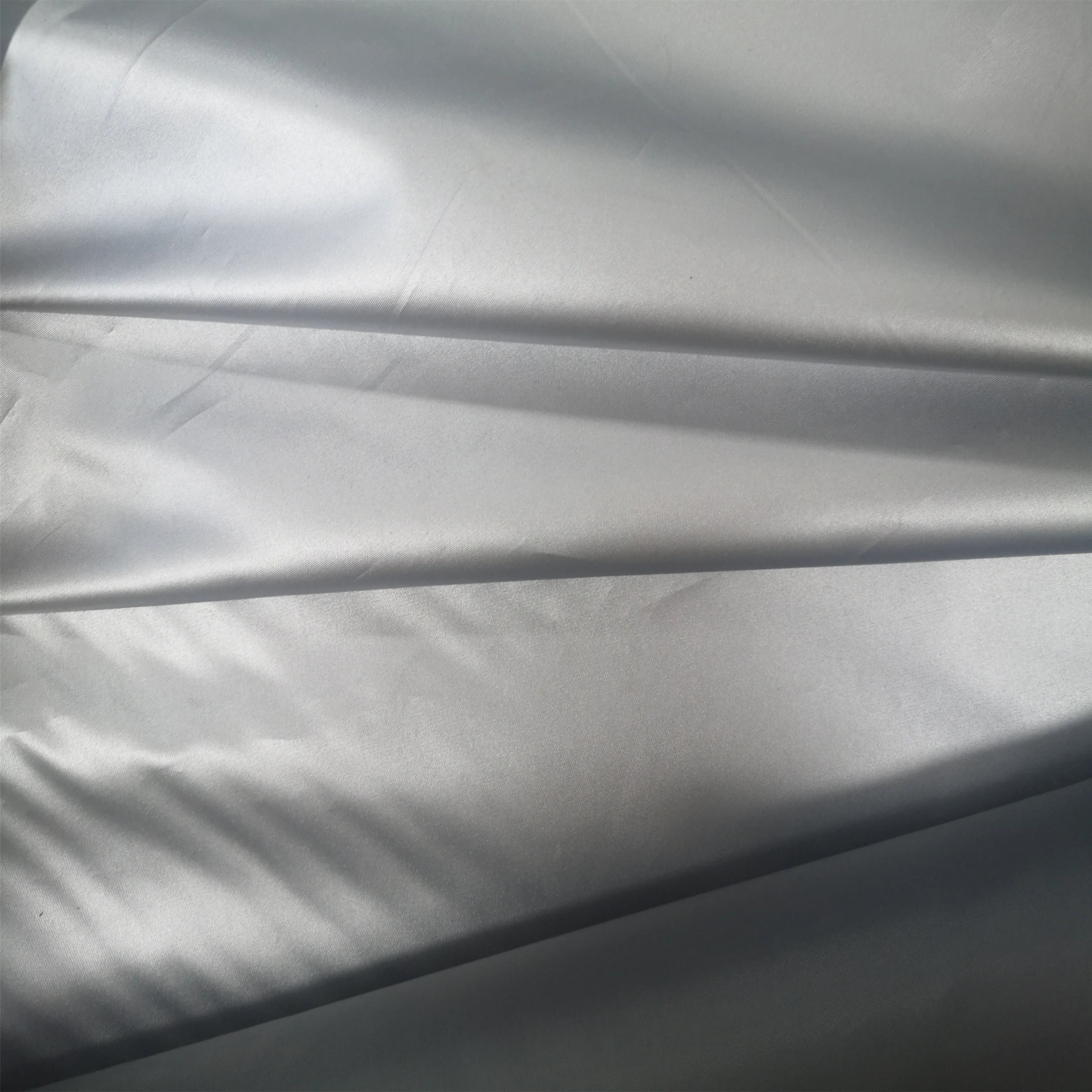 100% polyester waterproof umbrella fabric material with silver coated