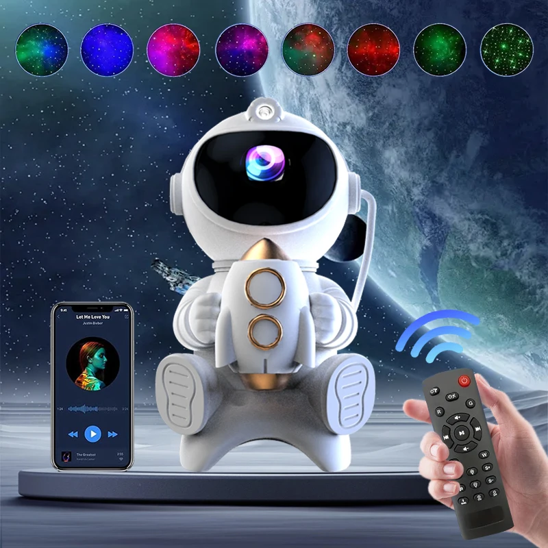 Nebula Proyector Projection Children Gift Night Lamp De Galaxia Luminaria 8 In 1  Luminaria Astronauta projector Night Light