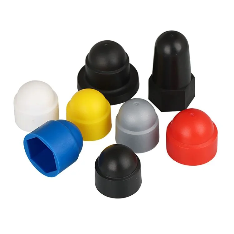 M6-M24 Bolt Protection Black Decorative PE/Plastic Domed Nut Protection Cover