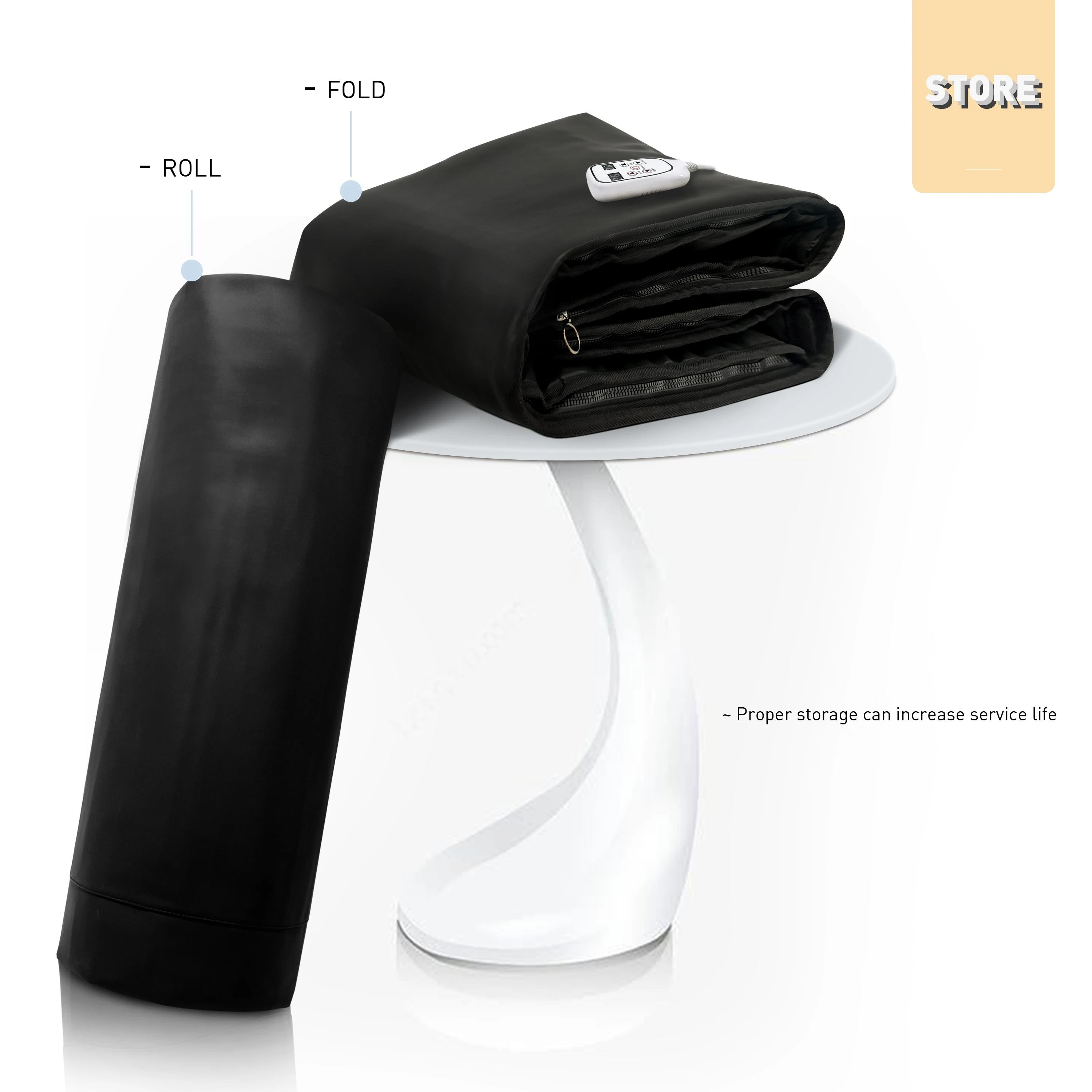 Morden New Body Relaxation Zipper Sauna Infared Sauna Bag Carbon Fiber Thermo Blanket