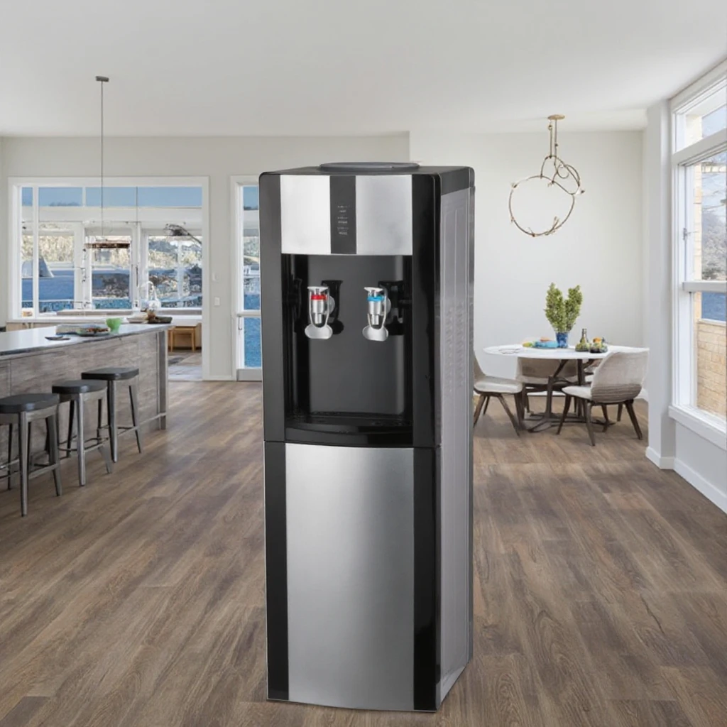 Electric Intelligent Cold and Hot Water Dispenser Plastic Housing Cabinet or Fridge Optional  for Household and Hotel Use