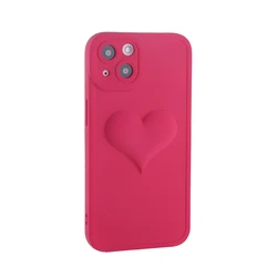 Luxury lovely 3D heart phone case for iphone 13 pro max cover