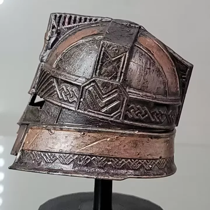 Customized Resin Printed Choose Size Dwarf Royal Guard Dwarf Mask Helmet Collectible Cosplay Costume Resin Craft Helmet