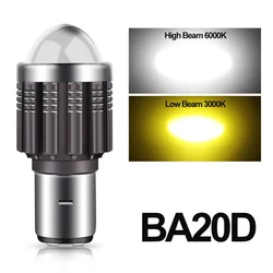 Fast Shipping H6 led P15D H6M BA20D Led H4 Motorcycle Headlight CSP 10000LM Spotlight Hi/Lo Moto Lamp