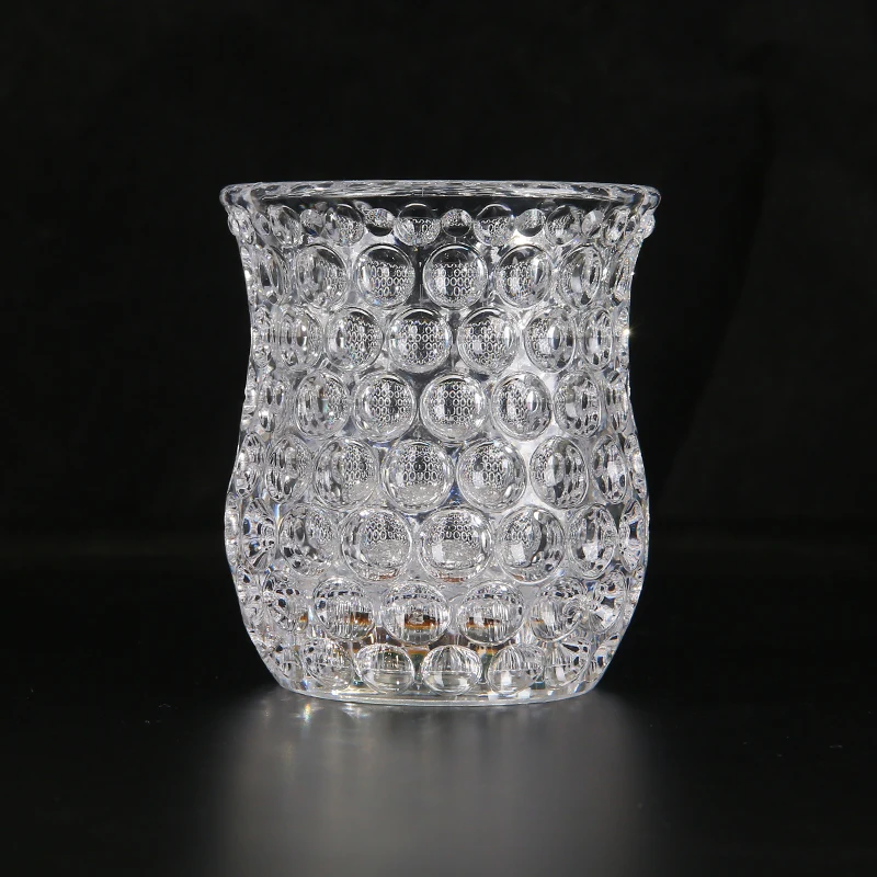 New Design Honeycomb Concave Shape Plastic PS Cup 7oz Light Up Cups Led Flashing Wine Glass For Bar