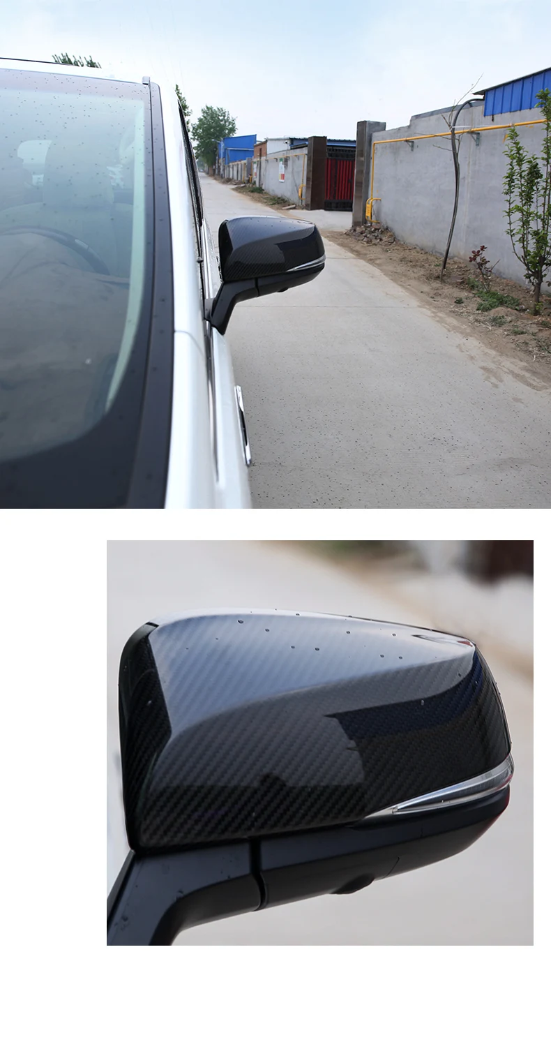 Exterior Accessories For Toyota Alphard Velllfire Highlander RAV4 Tacoma Lexus LM300 SIENNA 2021 Carbon Fiber Rearview Mirror