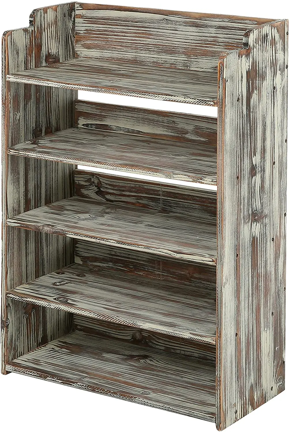 Hot Sale Custom Multifunctional Rustic Wood Entryway Shoe Display Rack Storage Shelves, Closet Organizer Shelf