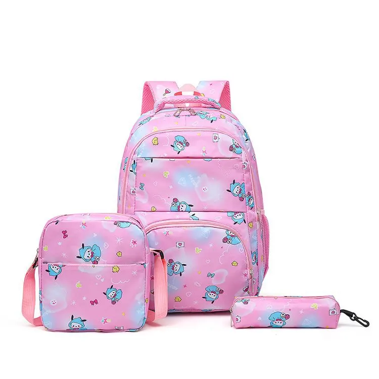 DL5 School Bags Cartoon Print Pattern Type Girl Cartoon School Bag Girl Casual Sports Backpack