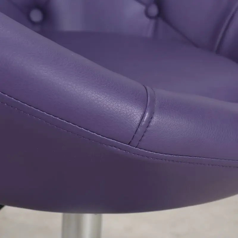 
Modern Upholstered Faux Leather With Tufted Buttons Bar Stool 