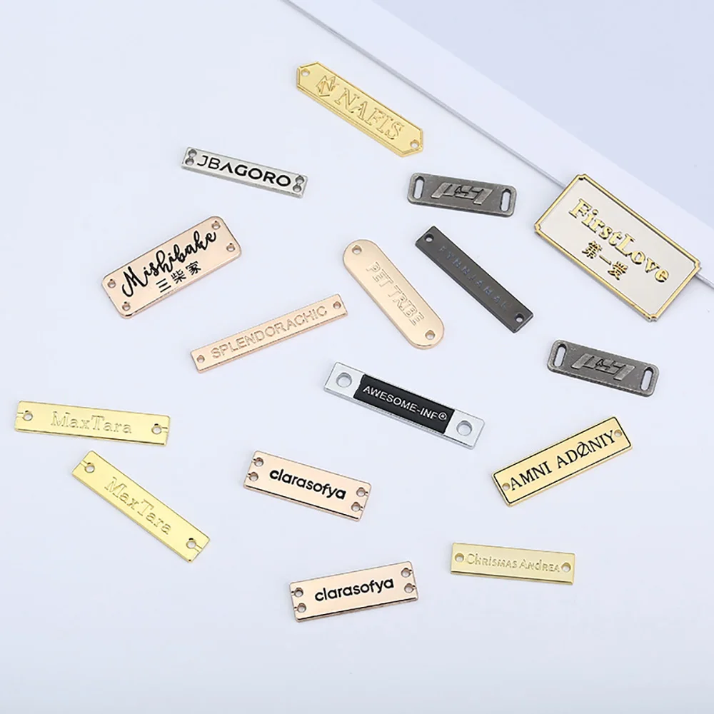 China Nameplate Manufacturer Laser Engravable Custom Stainless Steel Metal Magnetic Tag Badge Business Employee Name Logo Tag