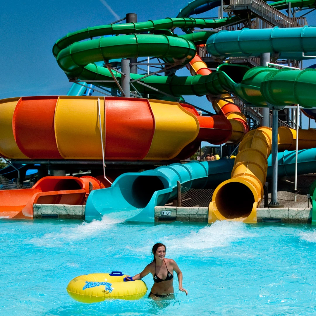 Коммерческий водная горка кривой водная горка приспособление для парковых вод