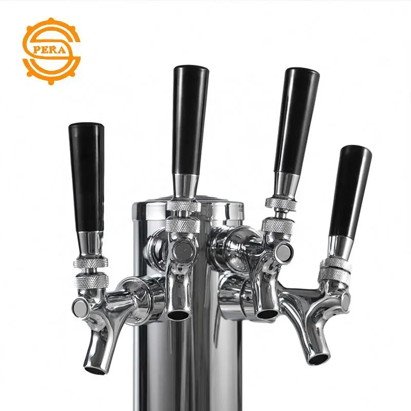 New one way two ways stainless steel beer cooler machine beer tower dispenser with beer tap faucet