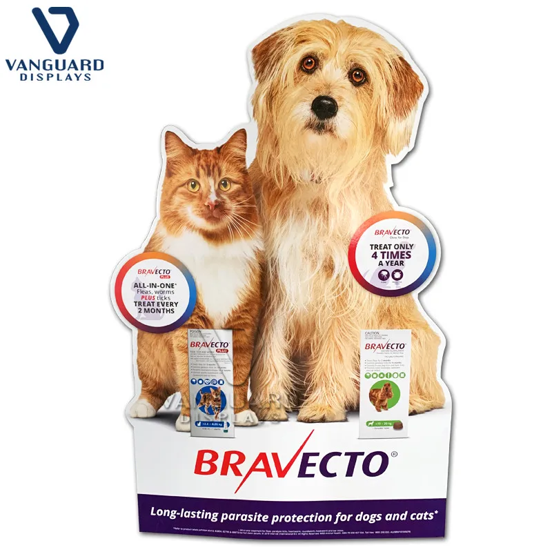 Promotional Movie Life Custom Cardboard Cutout Shape Die Cut Standee Advertising Corrugated Paper