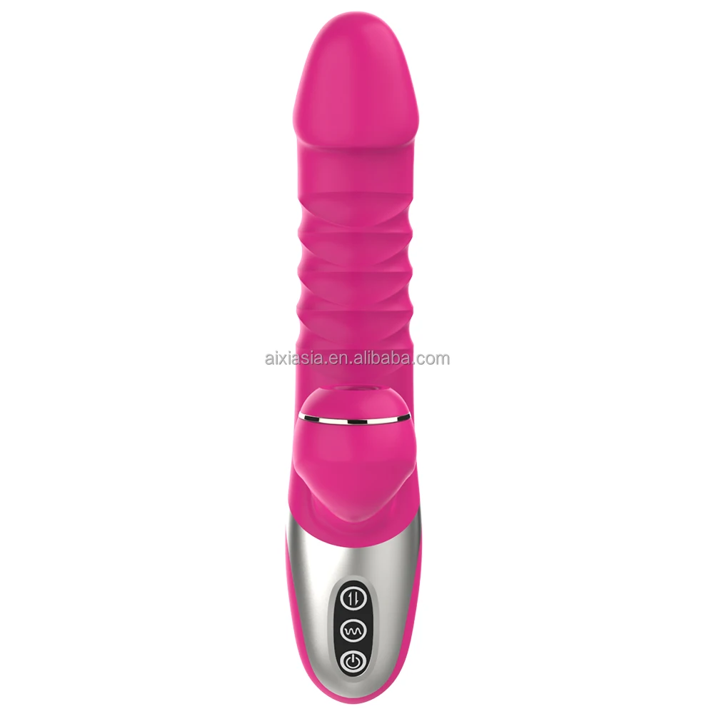 New arrival rechargeable thrusting g spot vagina vibration clitoral suction toys 3 in 1 vibrator female heating sex toys