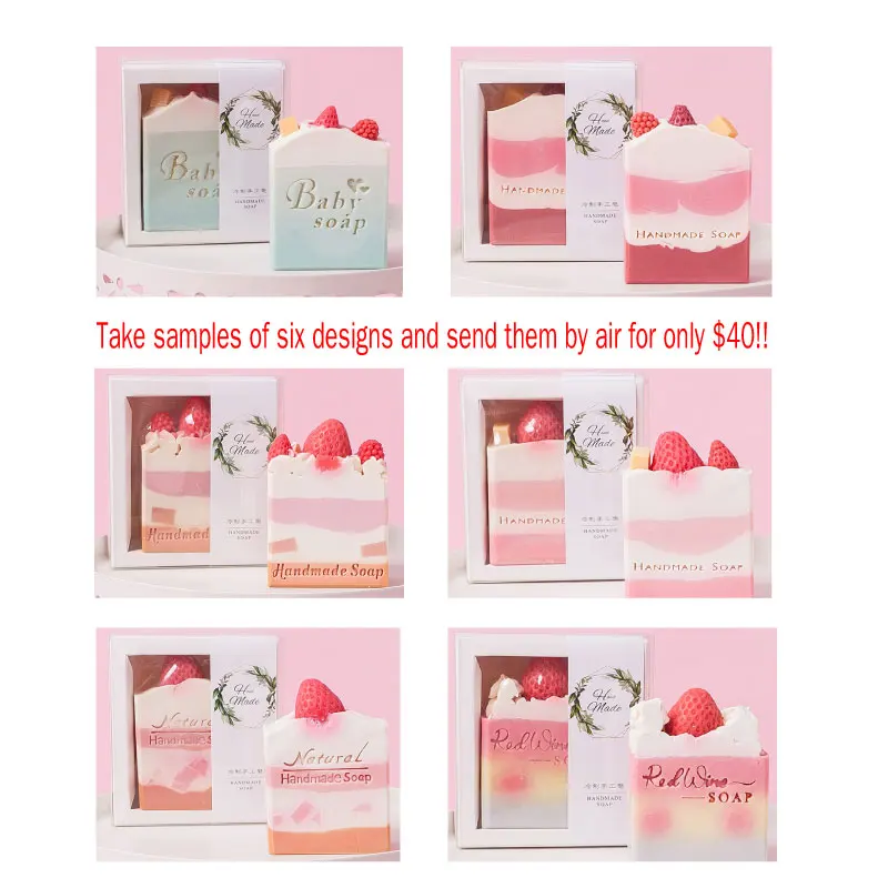 Private label  Organic natural Cold Processed soap cleansing skin whitening soap Christmas gift bodi soap