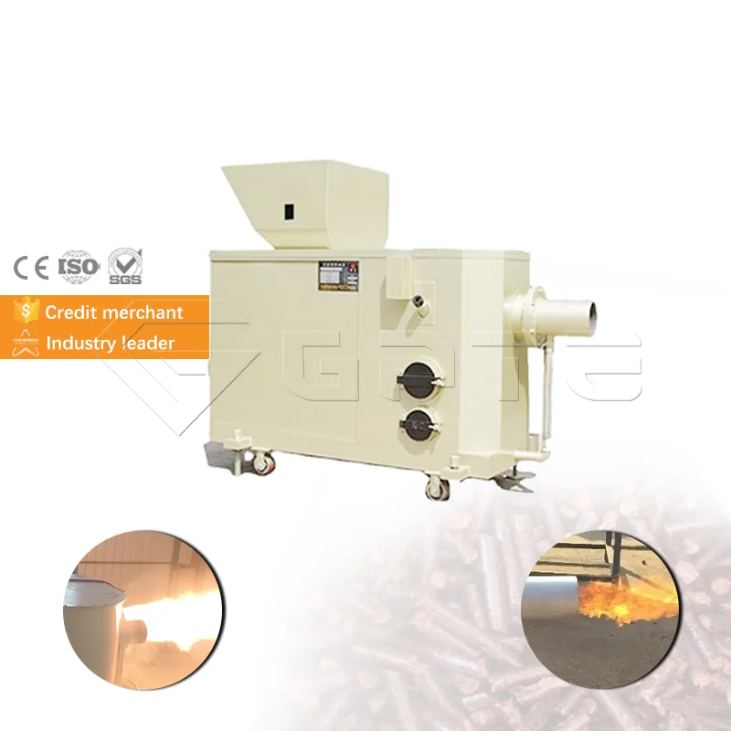 GATE Wood Pellet Burner For Water Heating Boilers Plc Rotary Dryer Biomass Wood Pellet Burner