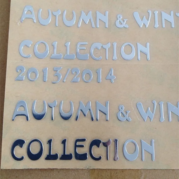 Custom Self Adhesive Metal Labels Free Design 3D Customized Metal Logo Stickers