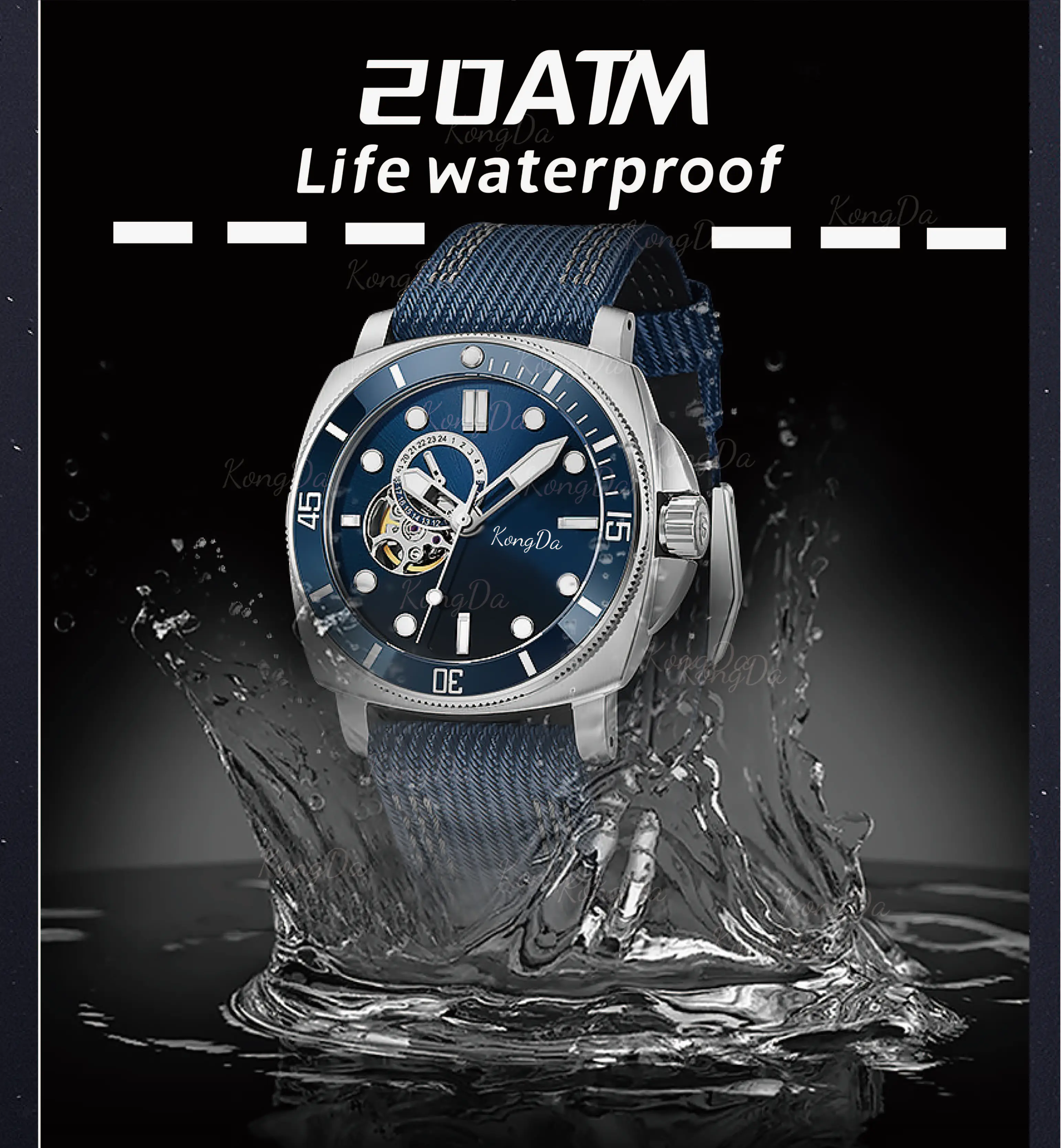 Fashion Luxury Brand Automatic Watch For Man Wrist Watch 5ATM Waterproof Men Mechanical Watches Wholesale