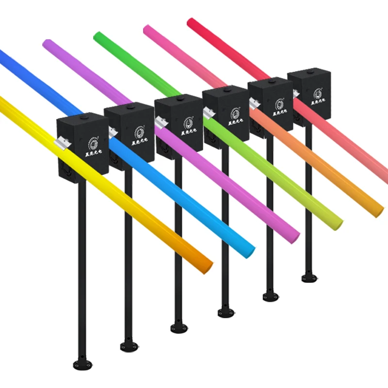 Сценическое освещение мероприятий 1 м 360 градусов DMX Pixel светодиодная вращающаяся трубка