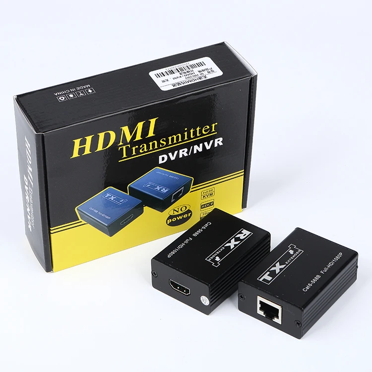 HD Video and Audio Extension of HD Cat6 Cable to Extend HD Signal up to 30 Meters And Can Achieve1080P