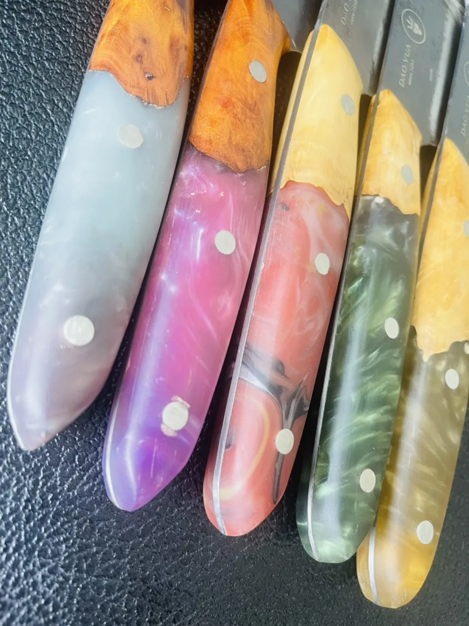 New Design Colorful Handles For Kitchen Knives - EPOXY Type