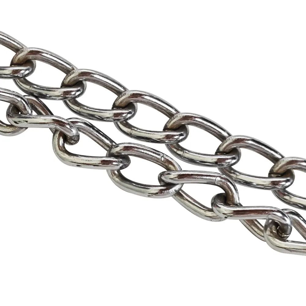 4mm 6mm Stainless Steel Short Twist Link Chain