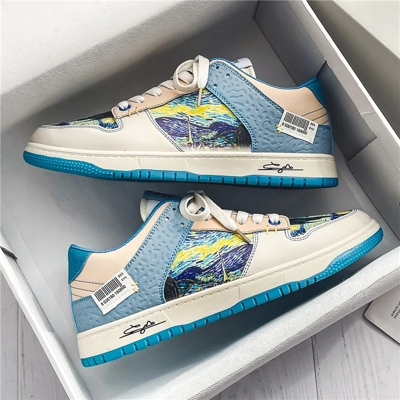 OEM ODM Sneaker for Men Design Blank Retro Shoes Custom Sneakers Walking Skateboard Shoes Zapatillas canvas trendy shoes for Men