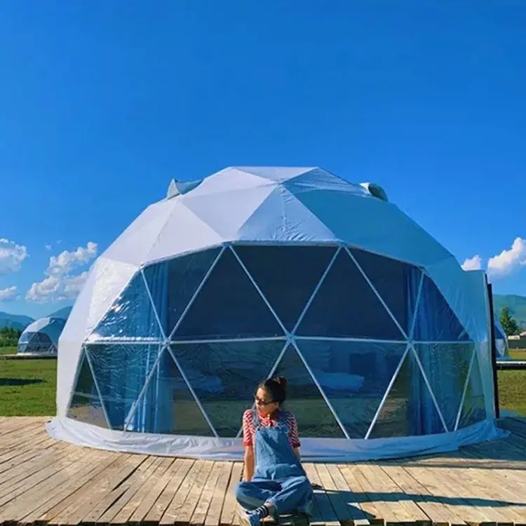 Luxury And Comfort Living Resort Villa Prefab Dome Tent Glamping Outdoor Dome Tent