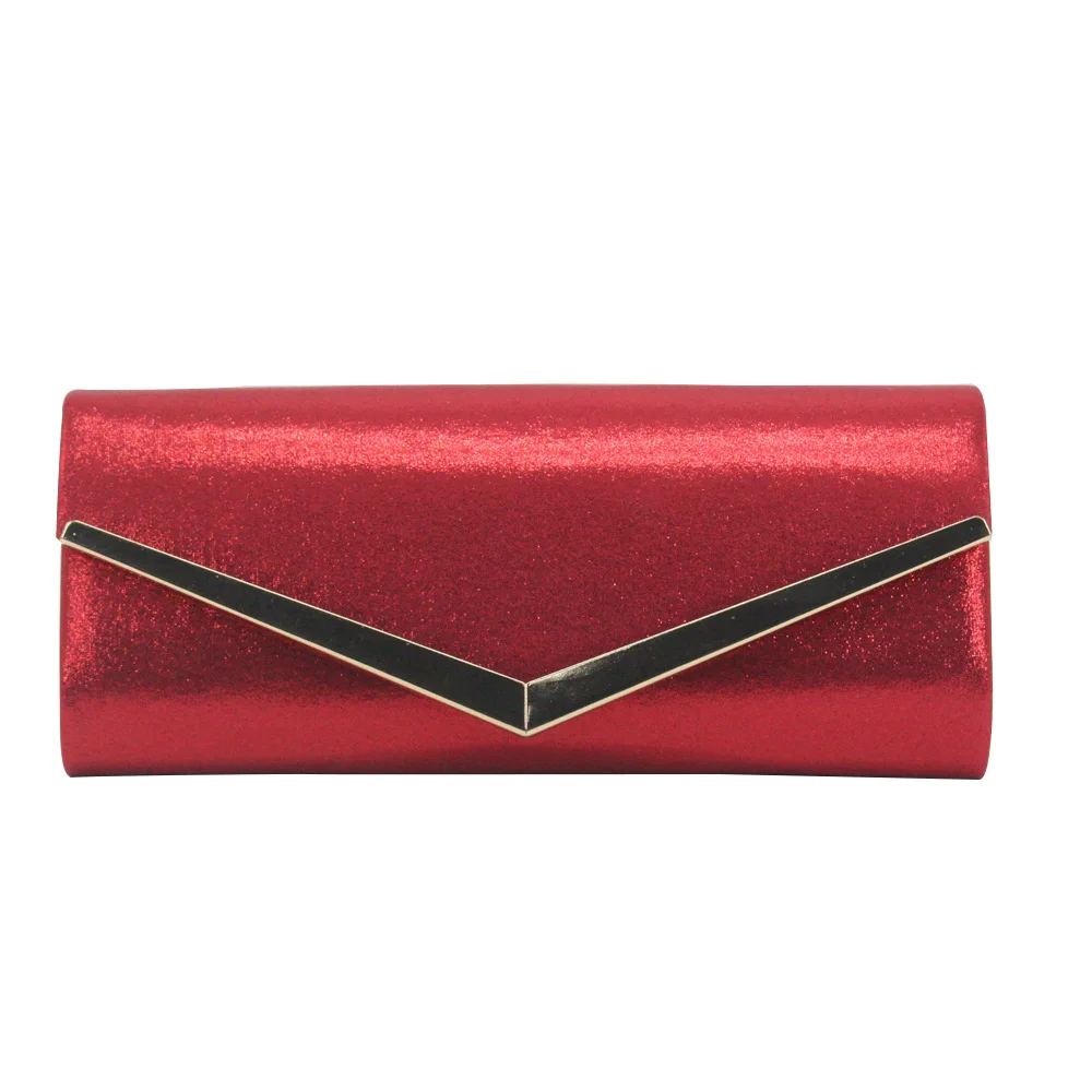 Fashionable European And American Fashion Flash Material Ladies Clutch Dinner Chain Bag Jelly Evening Clutch Bag