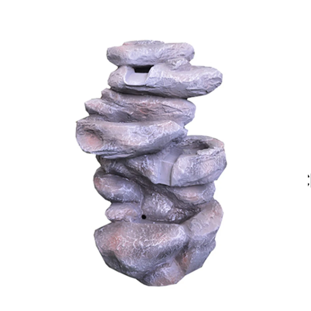 Outdoor modern fountain Nature Design Large Artificial Rock Water Fountain Stone Garden Products