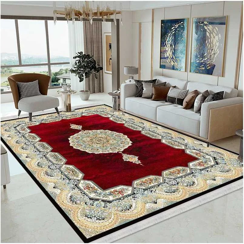 Low Price Dubai Carpets Living Room Bedroom Carpet Bejirog Velvet Portable Household Muslim Anti Slip Floor Carpets and rugs
