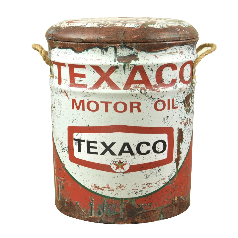 
Storage Bench PU Stool Round Storage Stool Trunk 