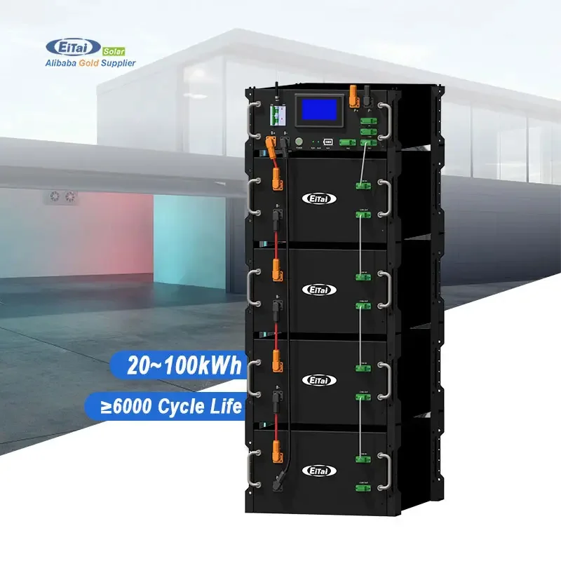 Eitai 10 лет гарантии 19 дюймов 100 А · ч шт. параллельный 20 кВт-100 кВтч контейнер для питания солнечной батареи Lifepo4