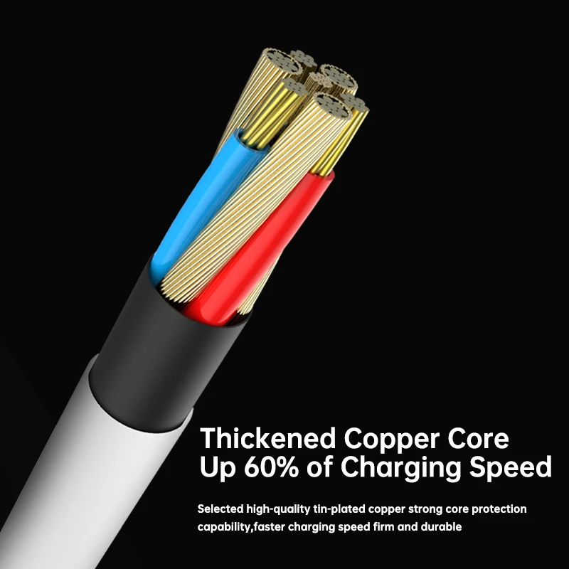 MOXOM Charger Data Usb Type-C Cable 28w PD Fast Charging Cable For IPhone 11 Pro Max