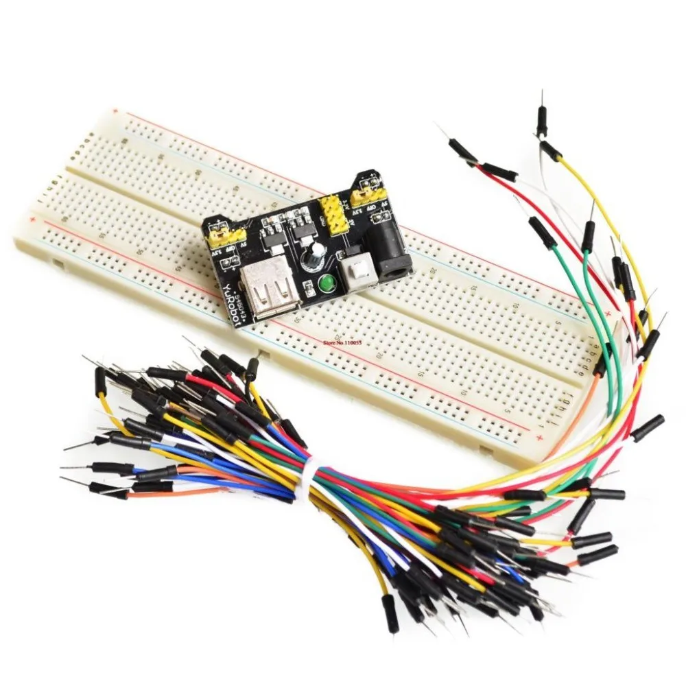 high quality Breadboard 830 Point Solderless PCB Bread Board MB-102 MB102 Test Develop DIY