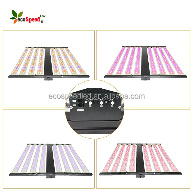 EcospeedLED multiple channels spectrum adjustable growing 1000 watt led grow light for indoor plant